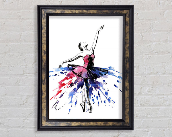 Blue Pink Ballerina 8