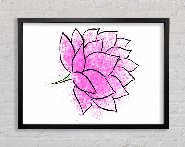 Pink Lotus Flower 1