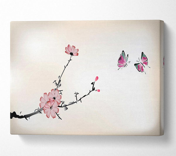 Chinese Cherry Blossom Butterflies