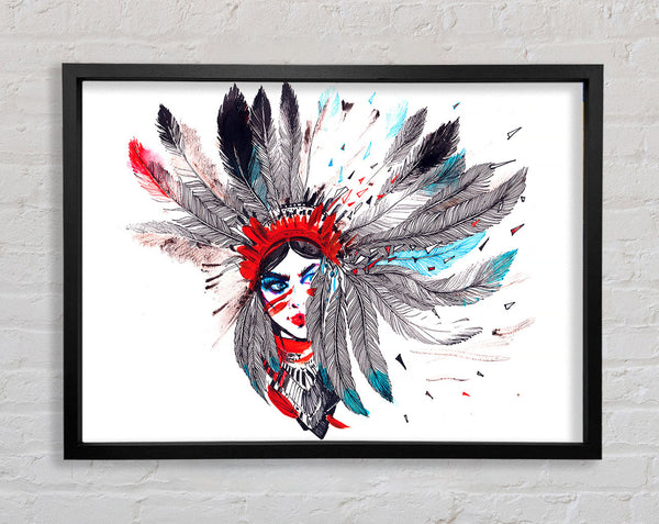 Red Indian Head Dress