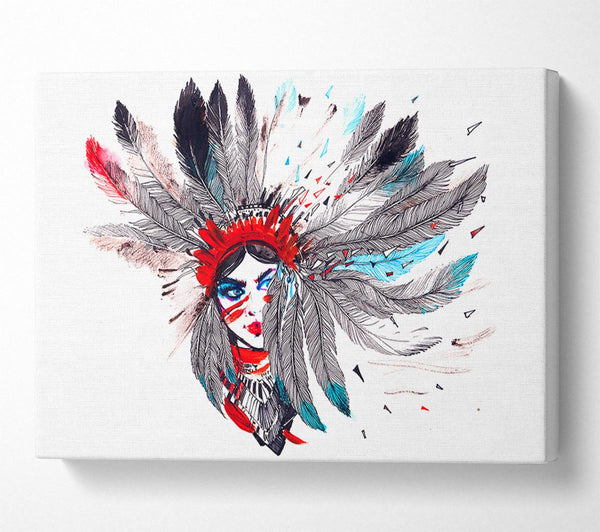 Red Indian Head Dress