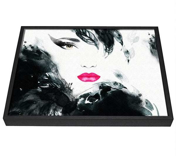 A picture of a Glamour framed canvas print sold by Wallart-Direct.co.uk