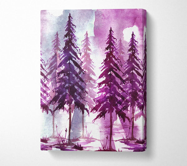 Purple Tree Line