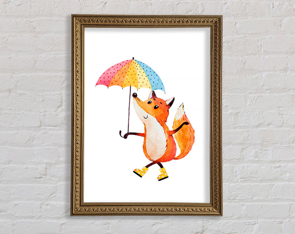 Foxy In The Rain