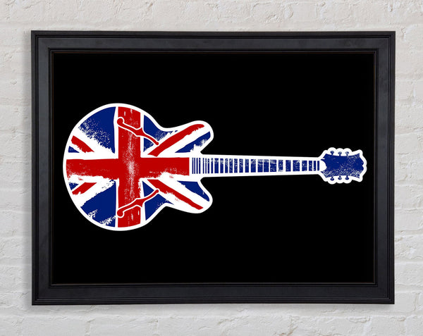 Guitar British Flag