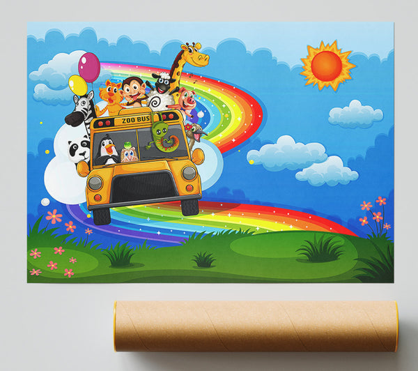 Rainbow Zoo Bus