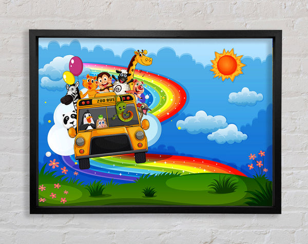 Rainbow Zoo Bus