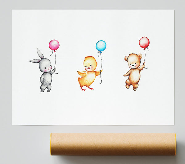 Animal Balloon Family