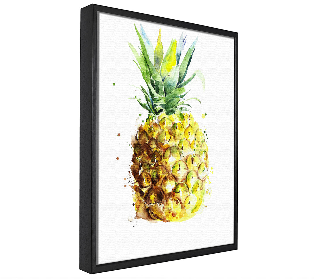 A picture of a Pineapple framed canvas print sold by Wallart-Direct.co.uk