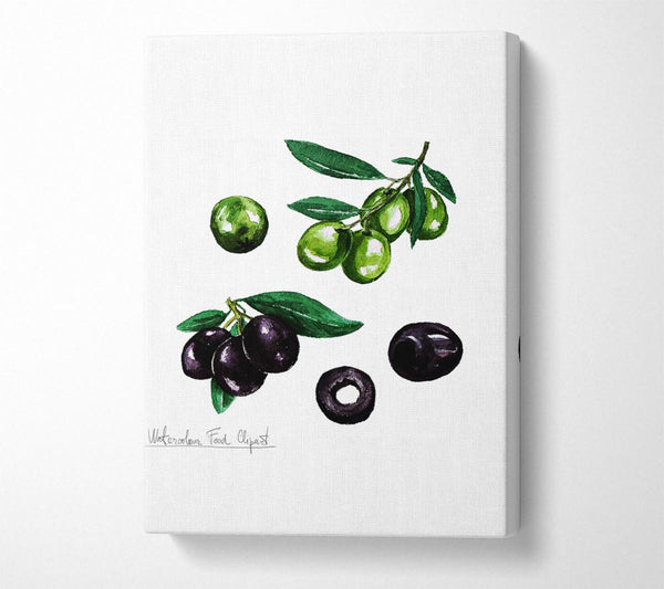 Black And Green Olives