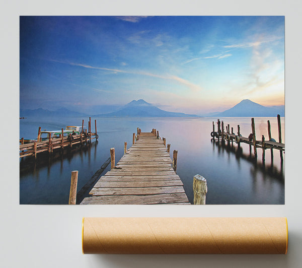 Mountains At The End Of The Dock