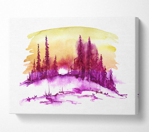 Purple Distant Trees