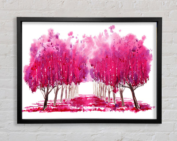 Pink Tree Walk