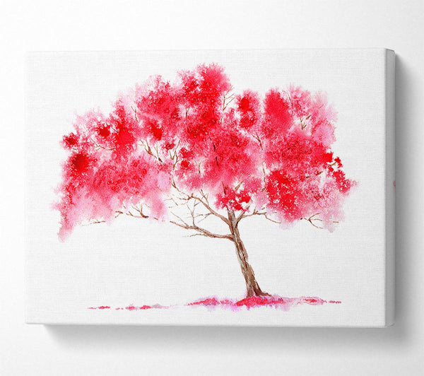 Pink Abstract Tree