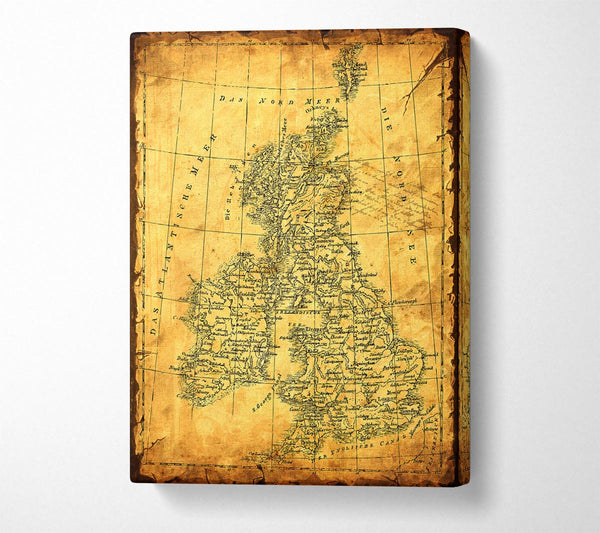 Vintage UK Map