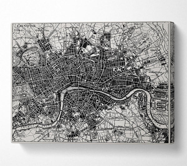 Old Map Of London