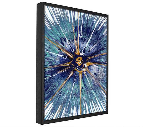 A picture of a The Vortex 3 framed canvas print sold by Wallart-Direct.co.uk