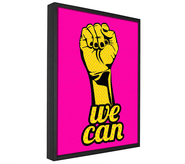 A picture of a We Can framed canvas print sold by Wallart-Direct.co.uk