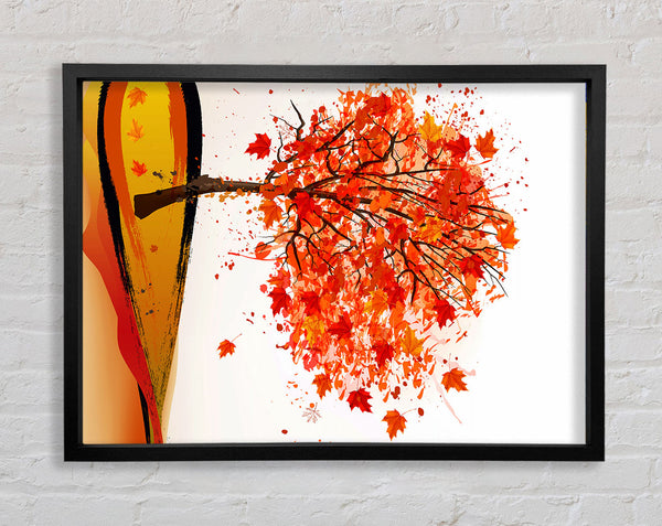 Autumn Orange Tree