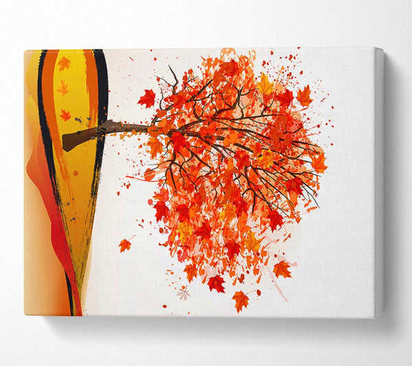 Autumn Orange Tree