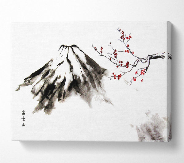 Japanese Cherry Blossom Mountain