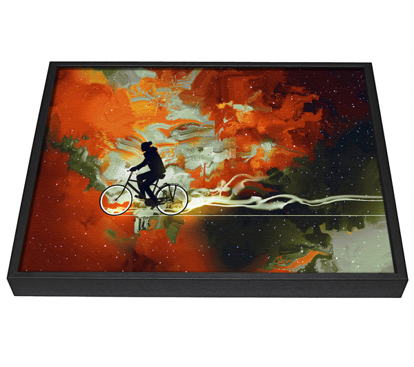 A picture of a Space And Time framed canvas print sold by Wallart-Direct.co.uk