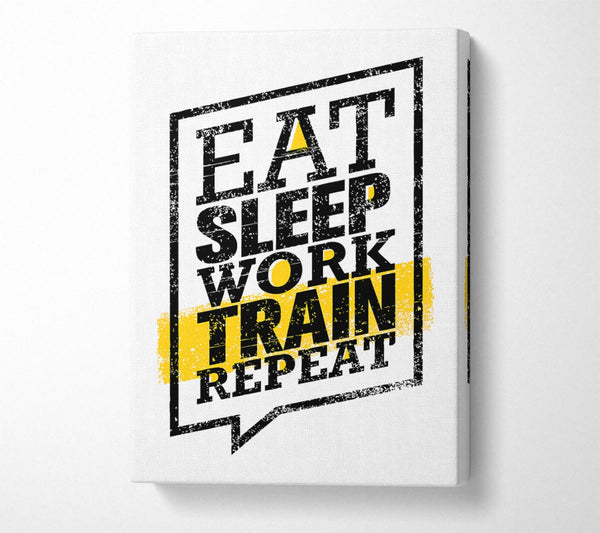 Eat Sleep Work Train Repeat 1