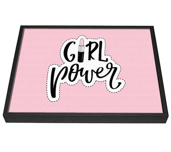 A picture of a Girl Power 1 framed canvas print sold by Wallart-Direct.co.uk