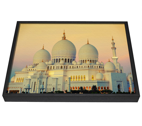 A picture of a Temple Palace framed canvas print sold by Wallart-Direct.co.uk