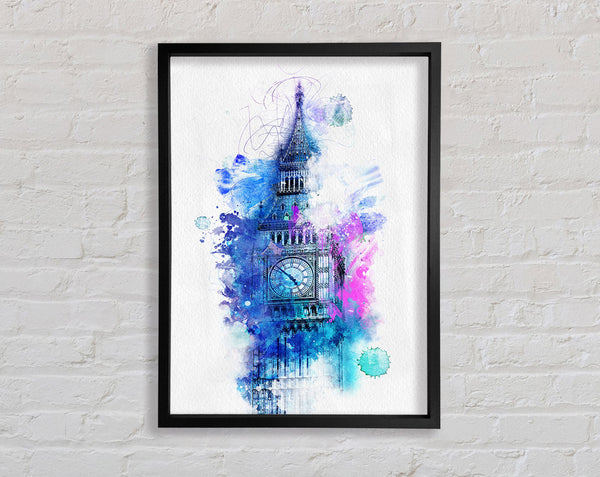 Watercolour Big Ben 2