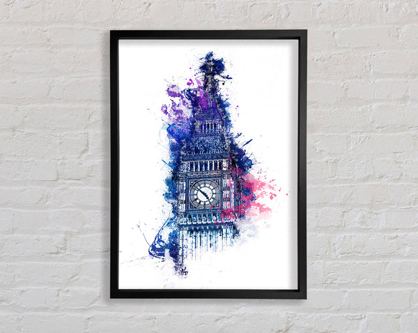 Watercolour Big Ben 4