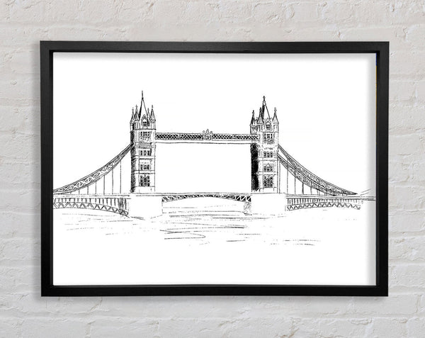 Tower Bridge Outline 4