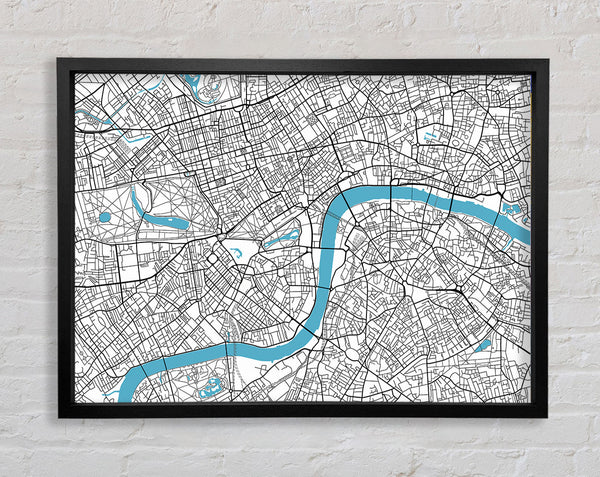 The Map Of London Thames 1