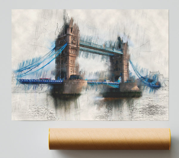 Tower Bridge Watercolour