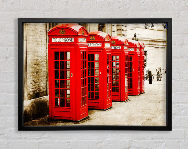 Red London Phone Boxes