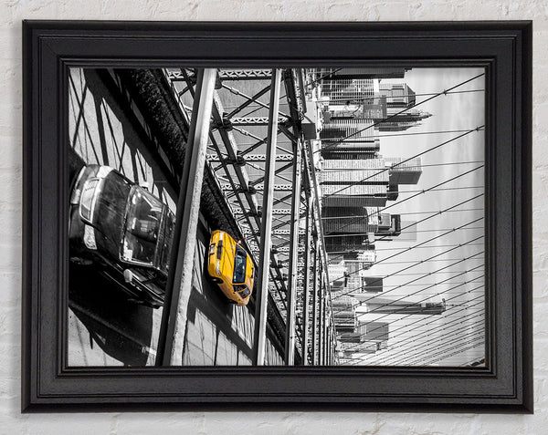 Brooklyn Bridge Yellow Cab NYC