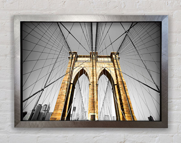 Golden Brooklyn Bridge