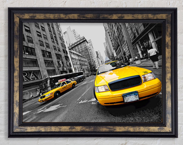 Yellow Cabs In NYC