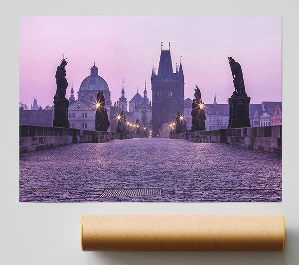 Charles Bridge At Dusk