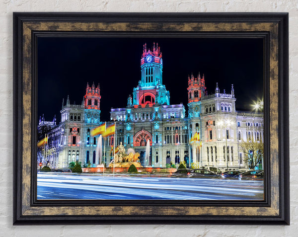 Madrid City Building At