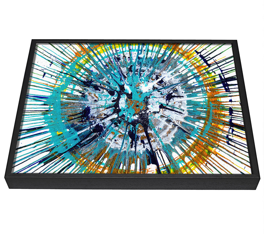 A picture of a Star Explosion 3 framed canvas print sold by Wallart-Direct.co.uk