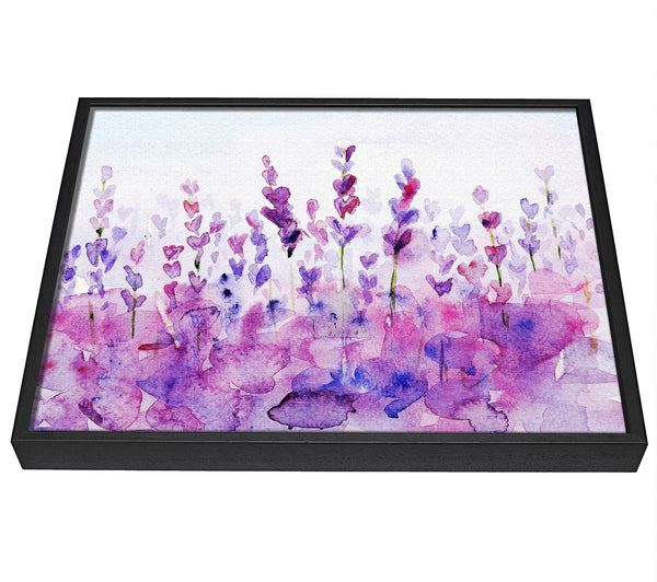 A picture of a Garden Hearts framed canvas print sold by Wallart-Direct.co.uk