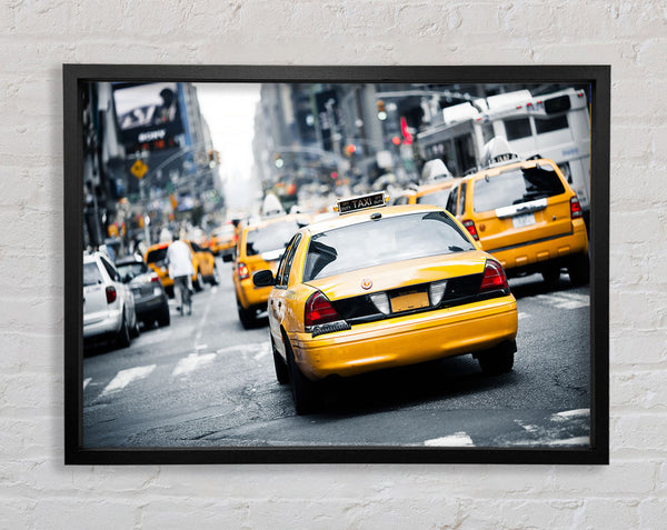 Yellow Cabs In New York 1