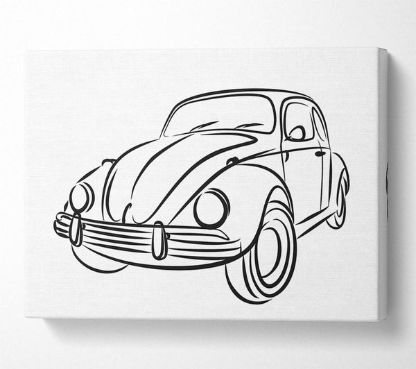 VW Beetle Outline