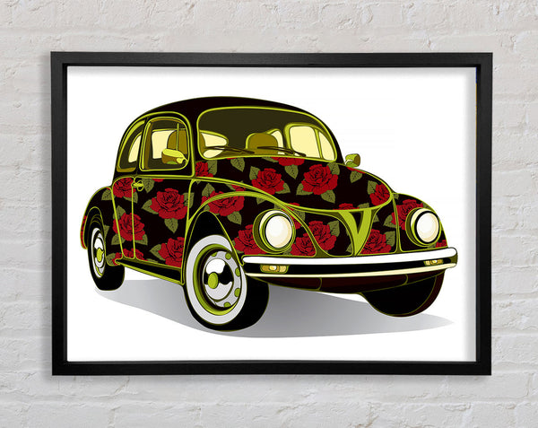 VW Beetle Flower Power