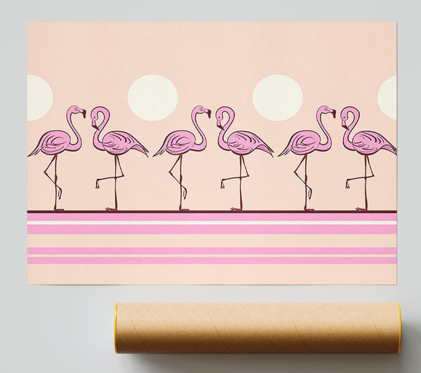 Pink Flamingo Moon