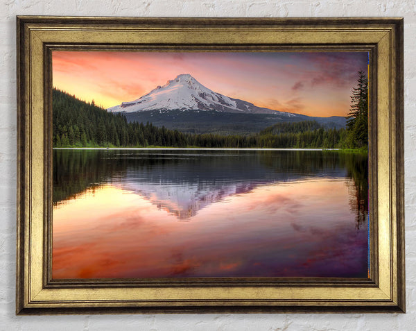 Mountain Sunset Reflections