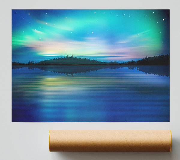 Northern Lights Lake Dream