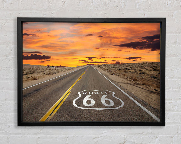 Route 66 Sunset