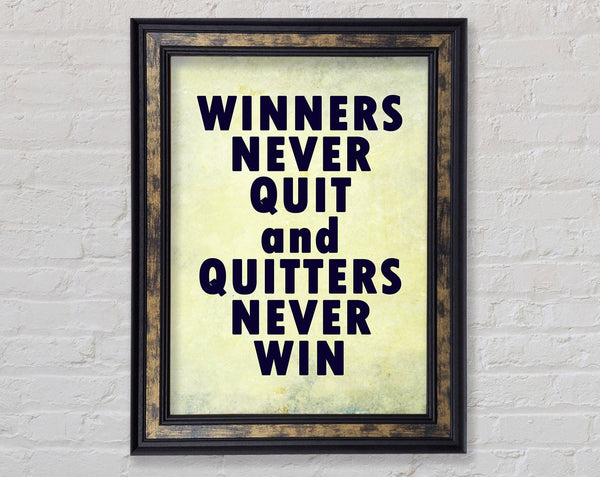 Winners Never Quit